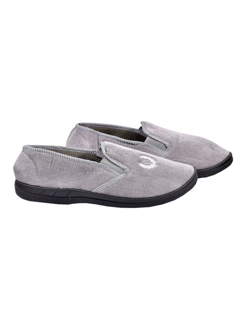 Pantofole Uomo Pantofola PREMIUM Grigio - Kiabi