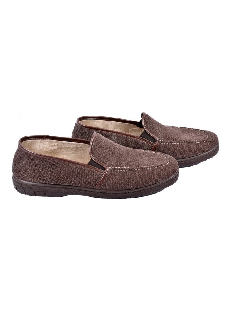 Pantofole Uomo Pantofola PREMIUM Marrone - Kiabi