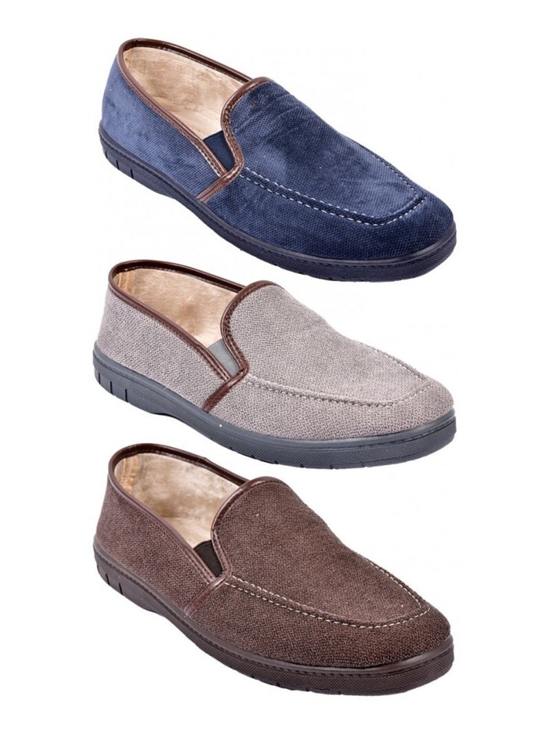 Pantofole Uomo Pantofola PREMIUM Marrone - Kiabi