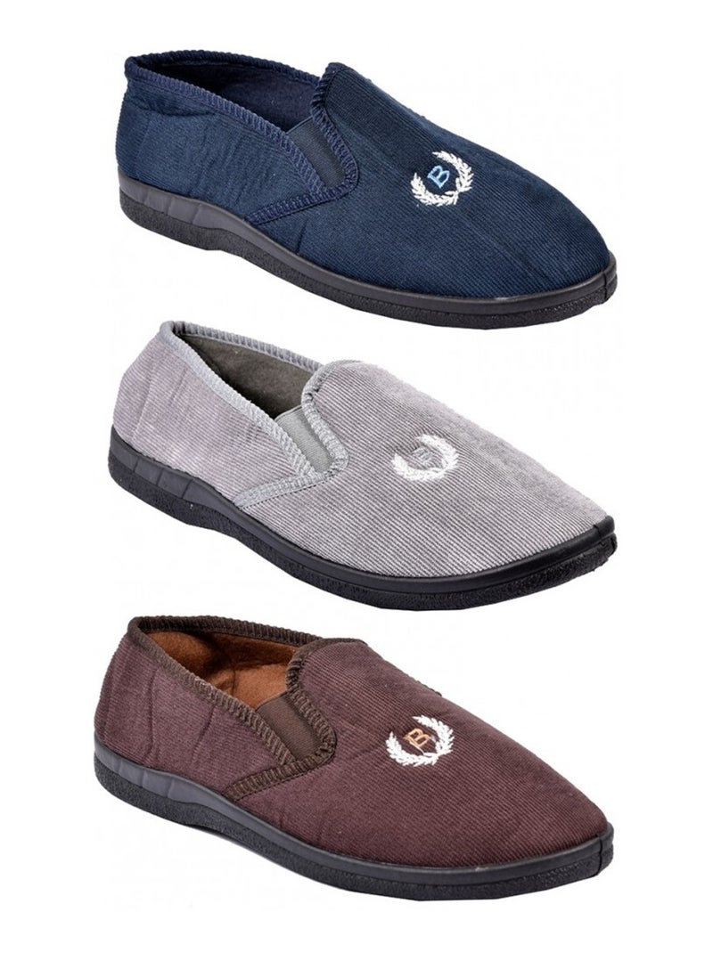 Pantofole Uomo Pantofola PREMIUM Marrone - Kiabi