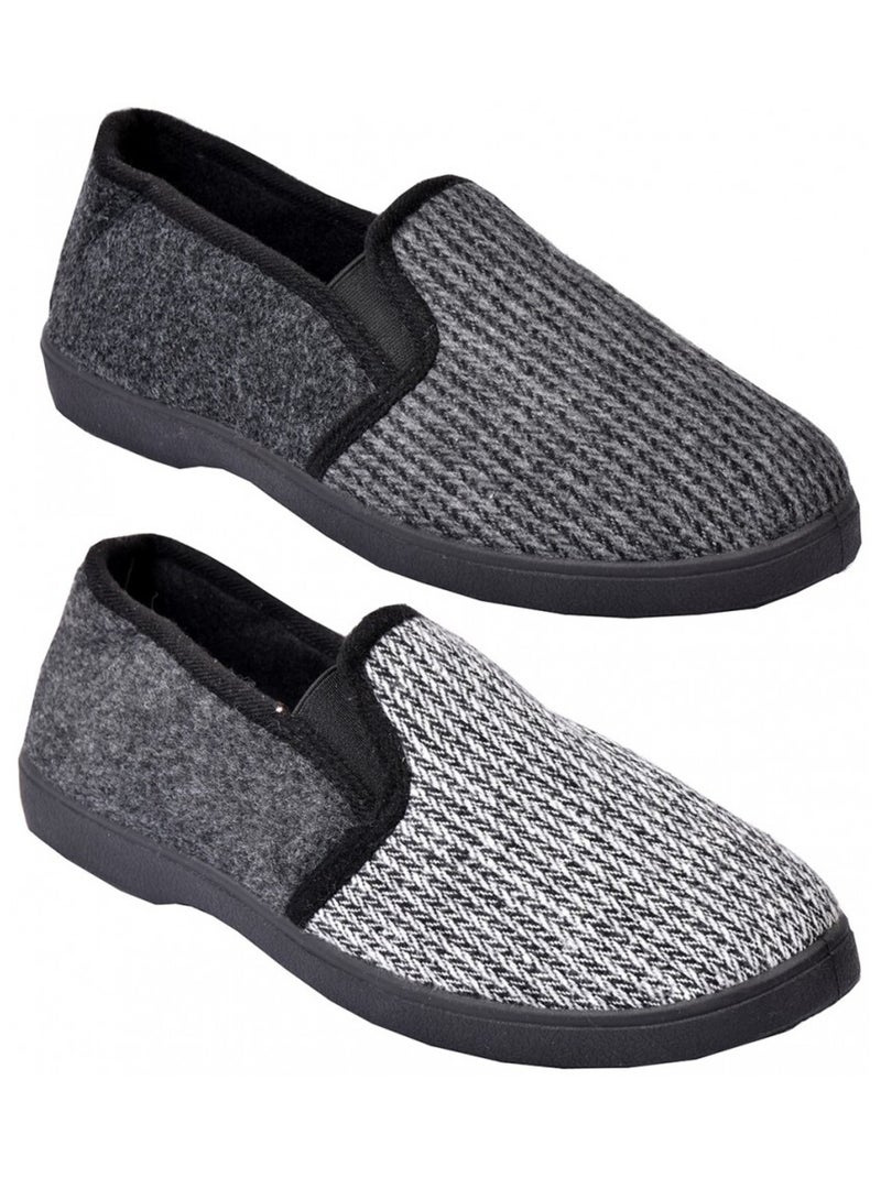 Pantofole Uomo PREMIUM Grigio antracite - Kiabi