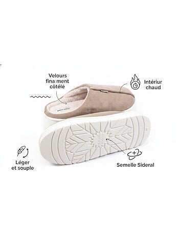 Pantofole uomo velluto a coste MU10121