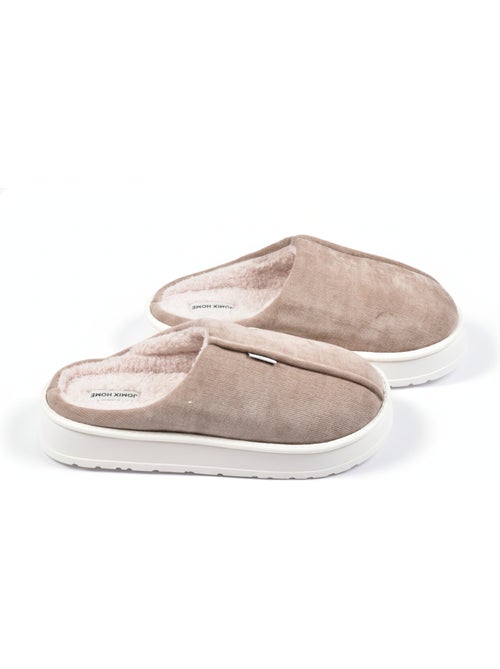 Pantofole uomo velluto a coste MU10121 - Kiabi