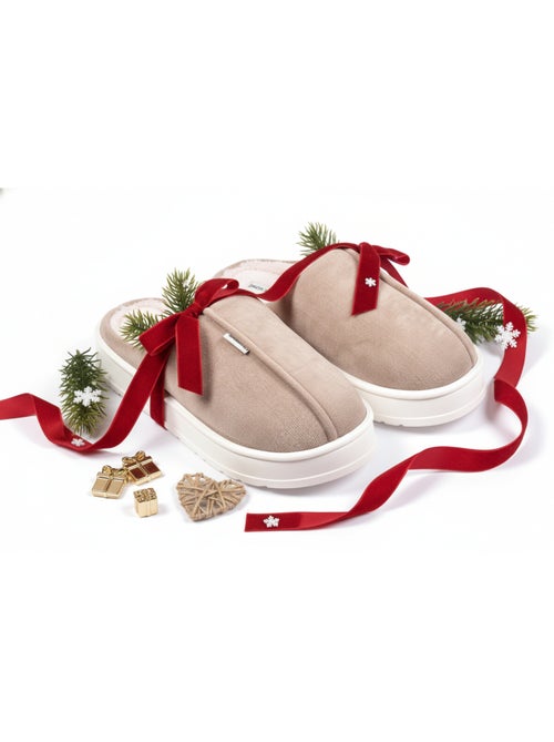Pantofole uomo velluto a coste MU10121 - Kiabi