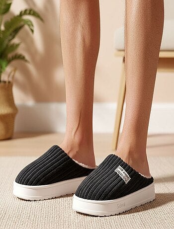 Pantofole uomo velluto a coste MU10122