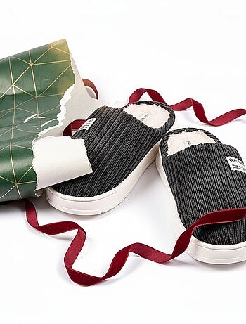 Pantofole uomo velluto a coste MU10122