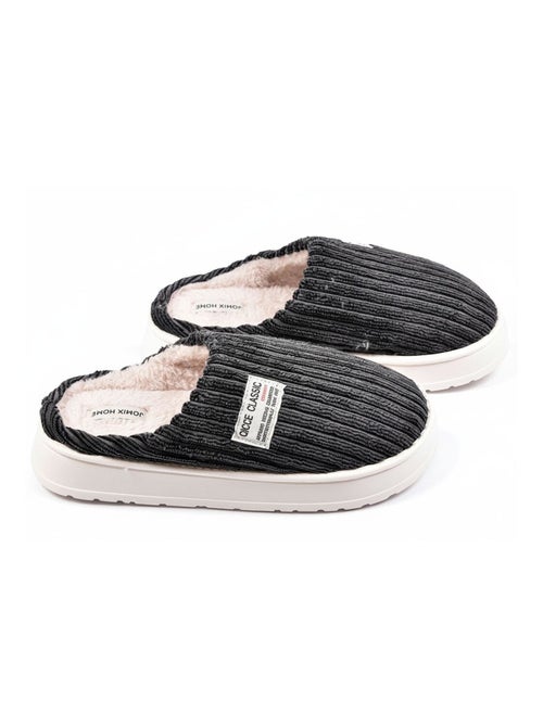 Pantofole uomo velluto a coste MU10122 - Kiabi