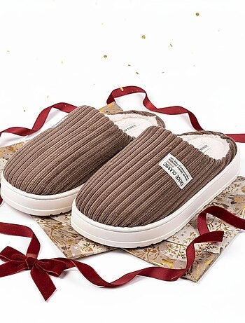 Pantofole uomo velluto a coste MU10122