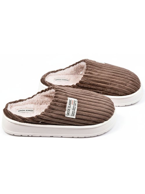 Pantofole uomo velluto a coste MU10122 - Kiabi