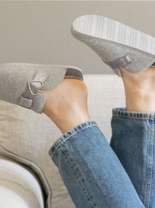 Pantofole zoccoli plantare anatomico comfort donna Isotoner - Kiabi