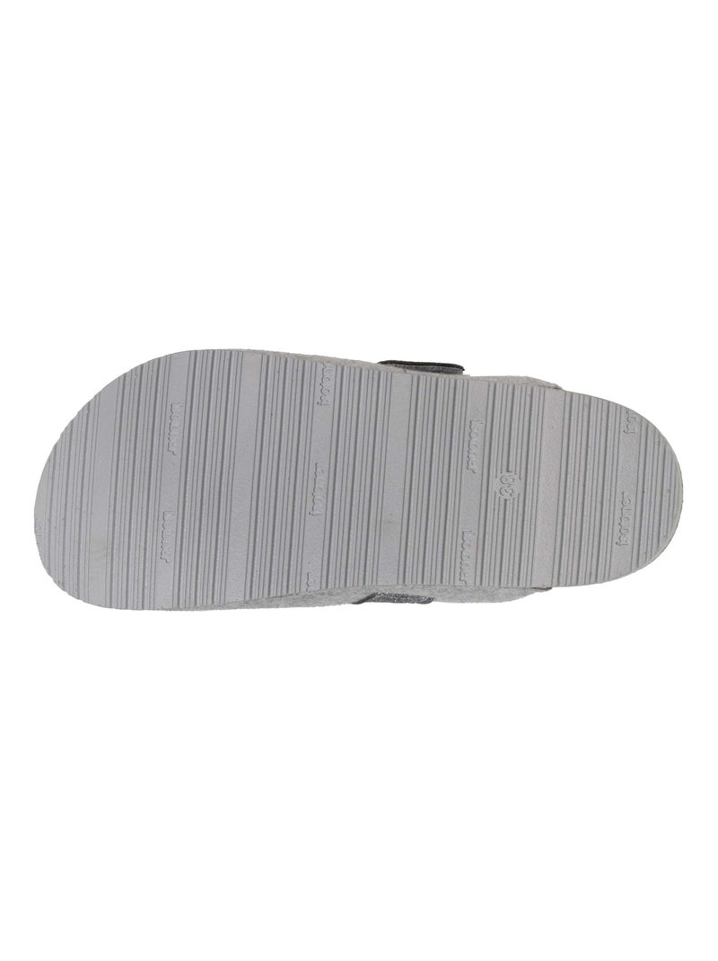 Pantofole zoccoli plantare anatomico comfort donna Isotoner Grigio melangiato - Kiabi