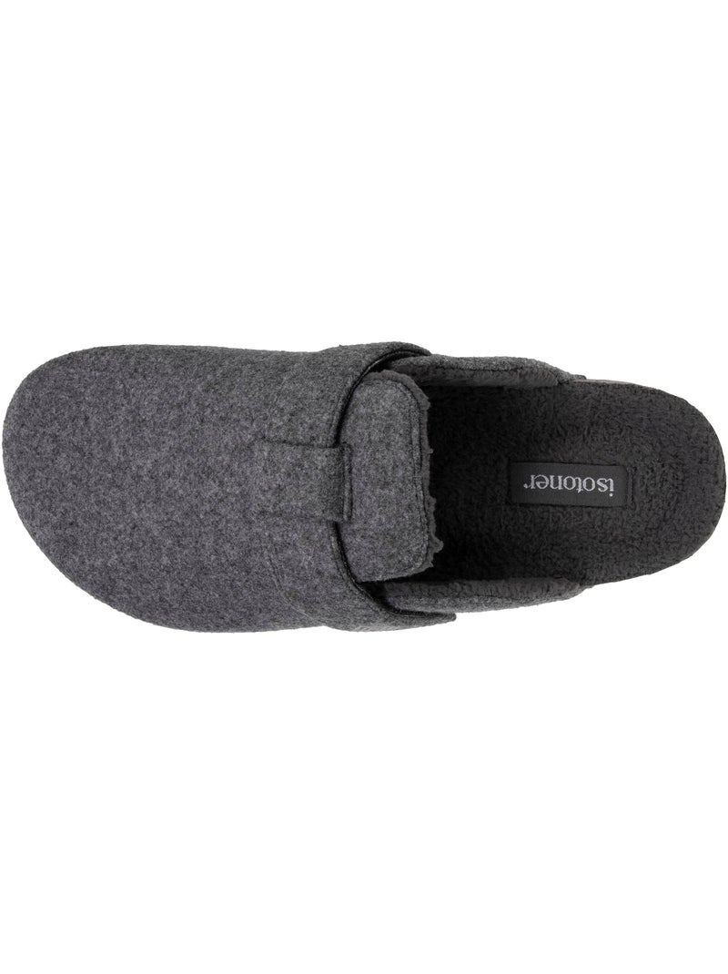 Pantofole zoccoli soletta in memory foam uomo Grigio melangiato - Kiabi
