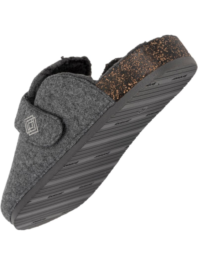 Pantofole zoccoli soletta in memory foam uomo Grigio melangiato - Kiabi