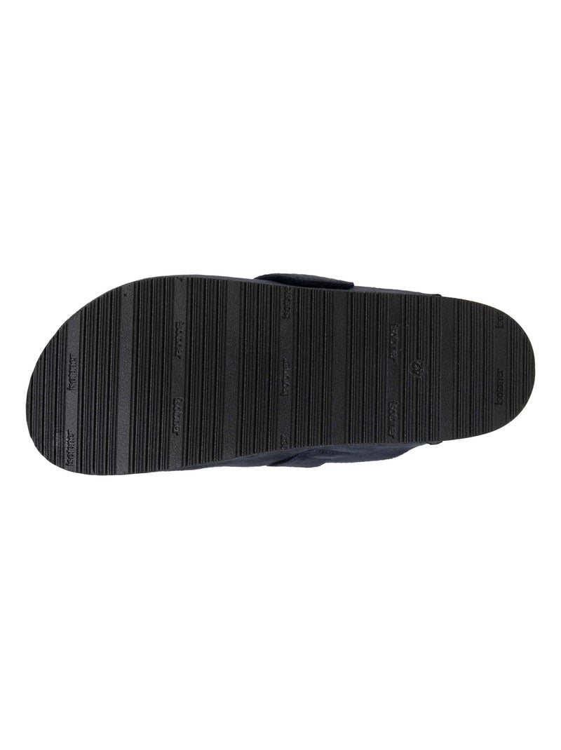 Pantofole zoccoli soletta in memory foam uomo Isotoner Blu marino - Kiabi