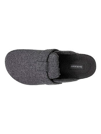 Pantofole zoccoli soletta in memory foam uomo Isotoner