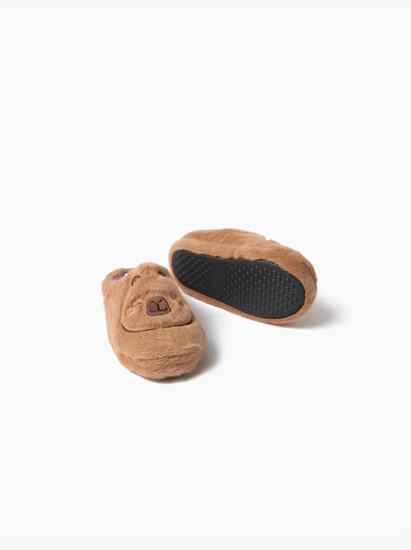 Pantofole©'capibara' capyfun, mo fashion Marrone - Kiabi