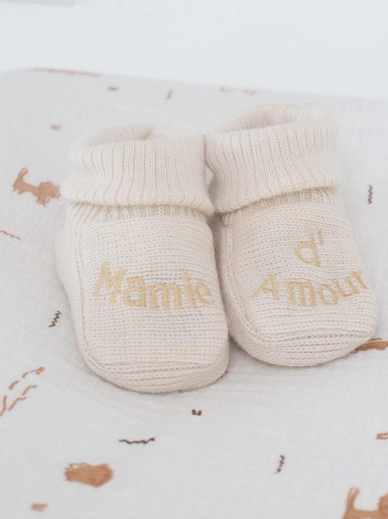 Pantofoline bebè Marrone chiaro - Kiabi