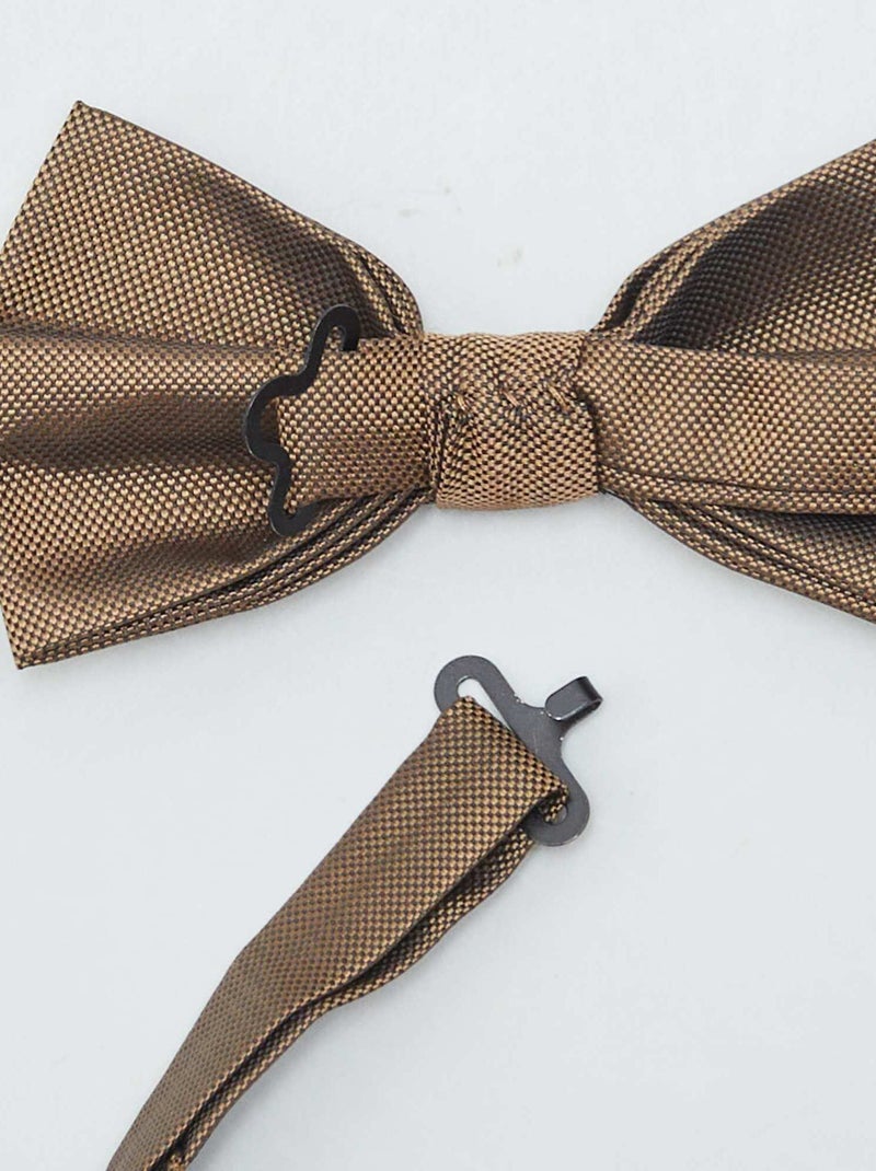 Papillon CravateSlim Per Bambino - Beige, Taglia Unica Per Matrimoni E Battesimi - Foto 3