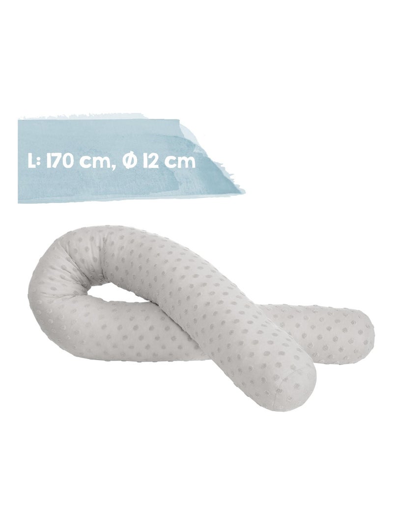 Paracolpi a cuscino in cotone biologico Oeko‑Tex® "Roba lil planet" Grigio - Kiabi