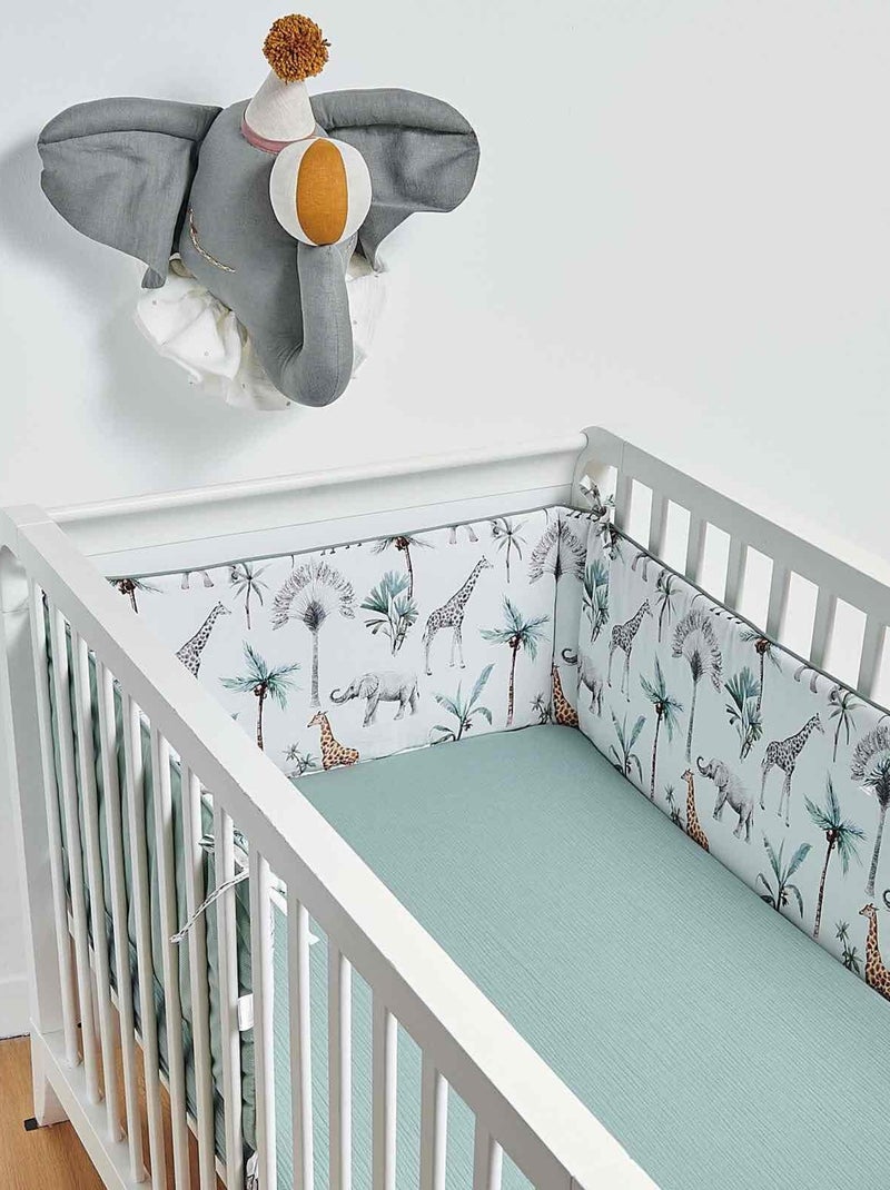 Paracolpi bebè reversibile sfoderabile cotone | SEVIRA KIDS Verde - Kiabi
