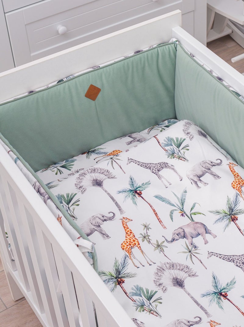 Paracolpi bebè reversibile sfoderabile cotone | SEVIRA KIDS Verde - Kiabi