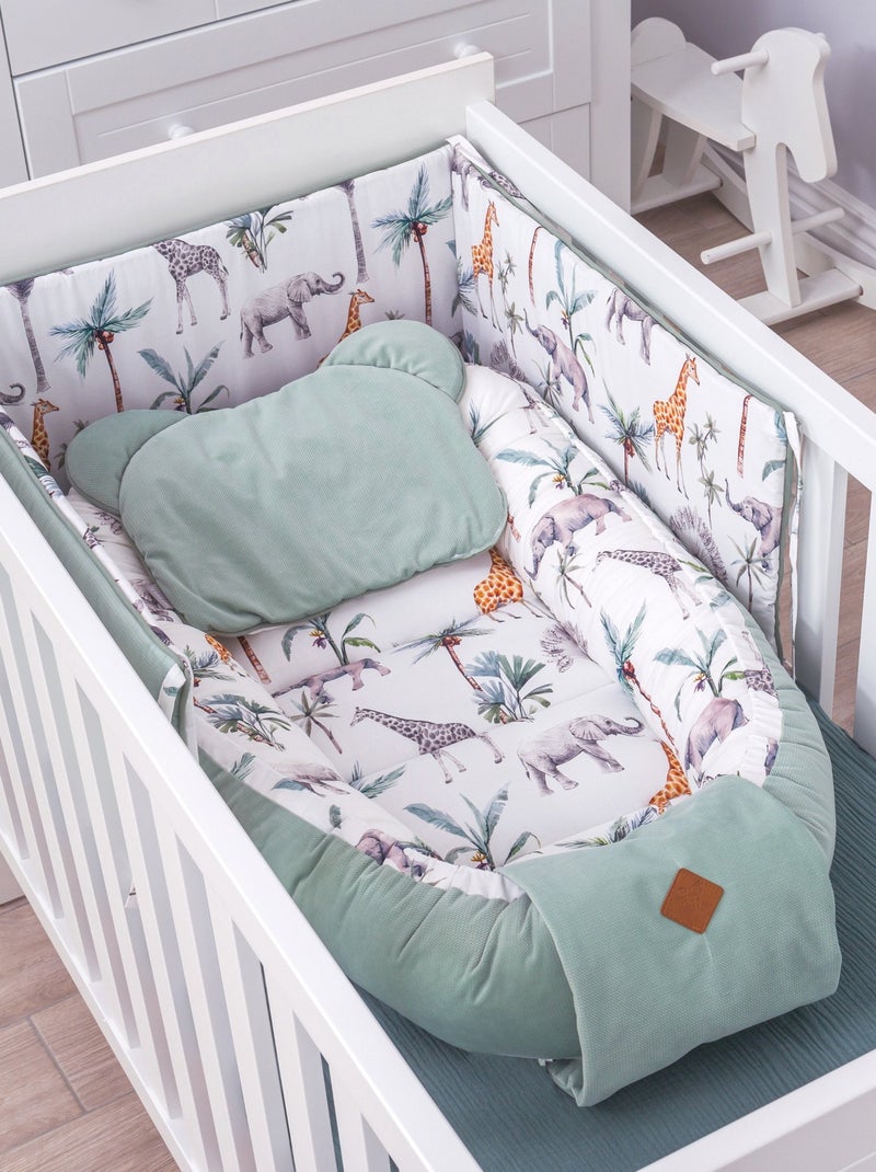 Paracolpi bebè reversibile sfoderabile cotone | SEVIRA KIDS Verde - Kiabi