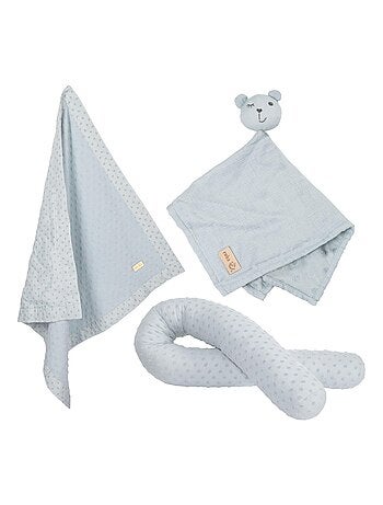 Paracolpi + copertina + doudou in cotone bio "Roba Lil Planet