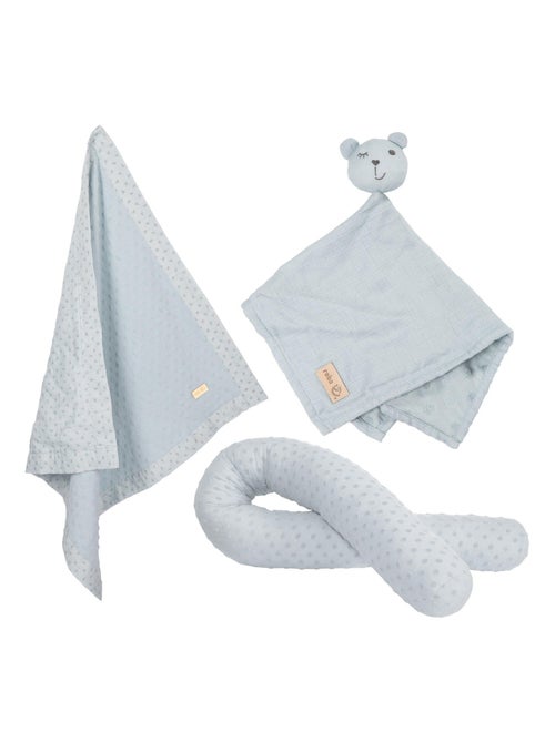 Paracolpi + copertina + doudou in cotone bio "Roba Lil Planet" - Kiabi