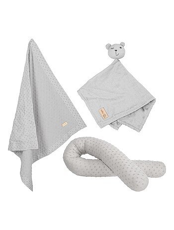 Paracolpi + copertina + doudou in cotone bio "Roba Lil Planet