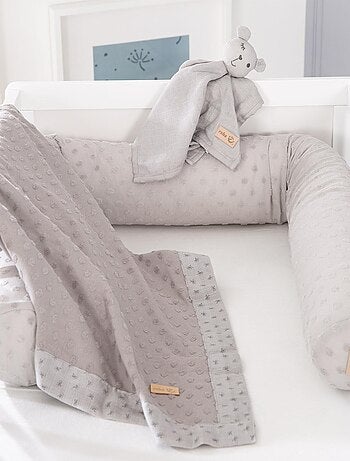 Paracolpi + copertina + doudou in cotone bio "Roba Lil Planet