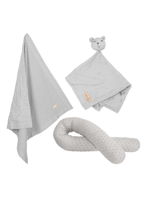 Paracolpi + copertina + doudou in cotone bio "Roba Lil Planet" - Kiabi