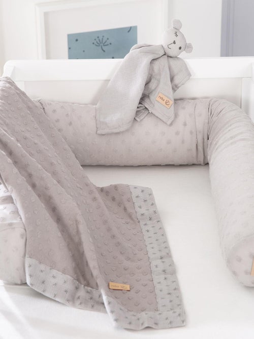 Paracolpi + copertina + doudou in cotone bio "Roba Lil Planet" - Kiabi