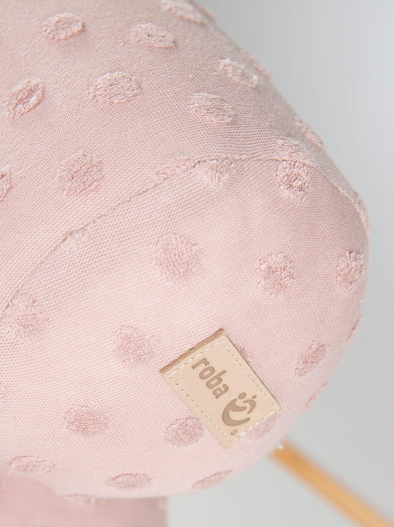 Paracolpi + copertina + doudou in cotone bio "Roba Lil Planet" Rosa pastello - Kiabi