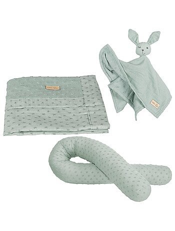 Paracolpi + copertina + doudou in cotone bio "Roba Lil Planet