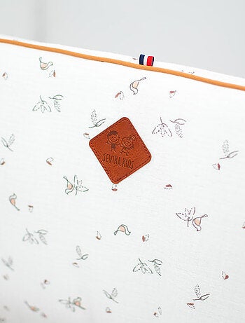 Paracolpi letto bebè reversibile garza cotone | SEVIRA KIDS