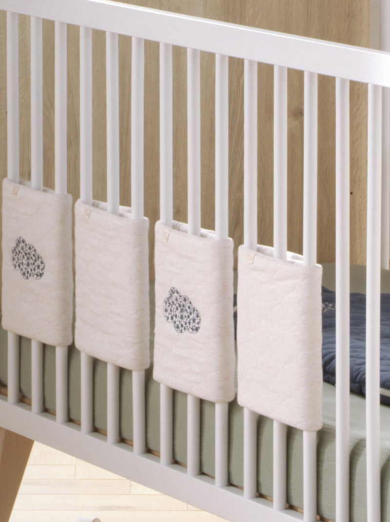 Paracolpi per lettino in cotone - SAUTHON Bianco Blu - Kiabi