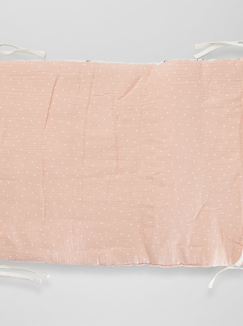 Paracolpi per lettino neonato ROSA - Kiabi