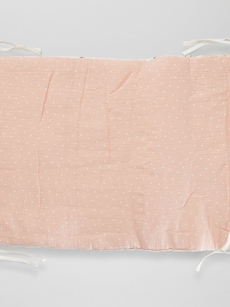 Paracolpi per lettino neonato ROSA - Kiabi