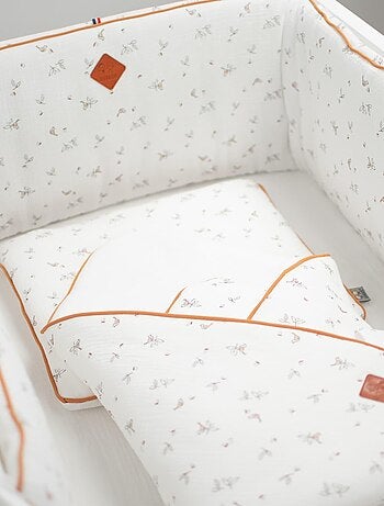 Paracolpi per lettino reversibile in mussola di cotone | SEVIRA KIDS