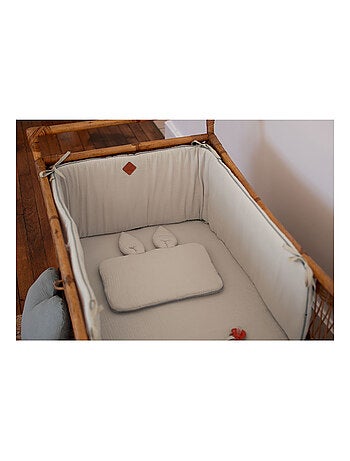 Paracolpi per lettino reversibile in mussola di cotone | SEVIRA KIDS