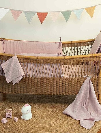 Paracolpi per lettino reversibile in mussola di cotone | SEVIRA KIDS