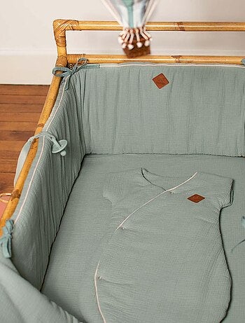 Paracolpi per lettino reversibile in mussola di cotone | SEVIRA KIDS