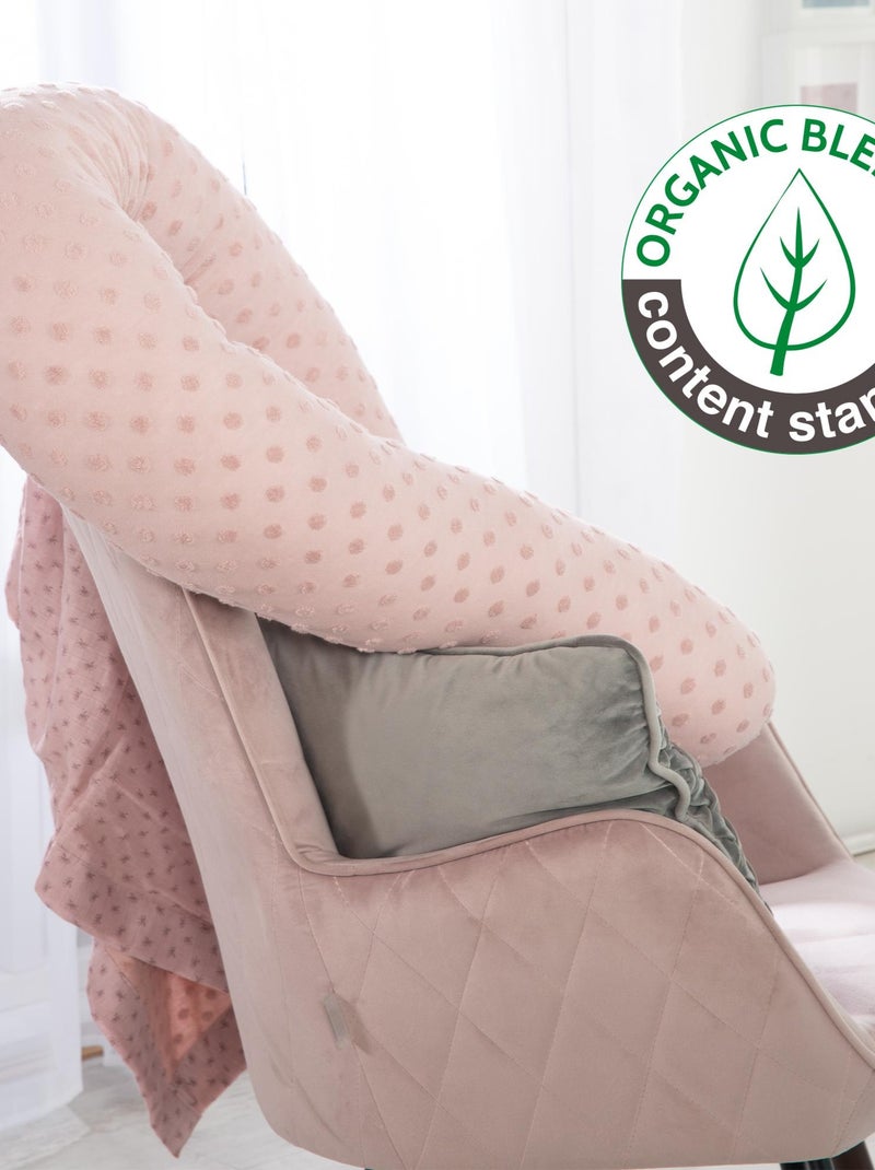 Paracolpi traversin in cotone biologico Oeko‑Tex® – "Roba Lil Planet" Rosa - Kiabi