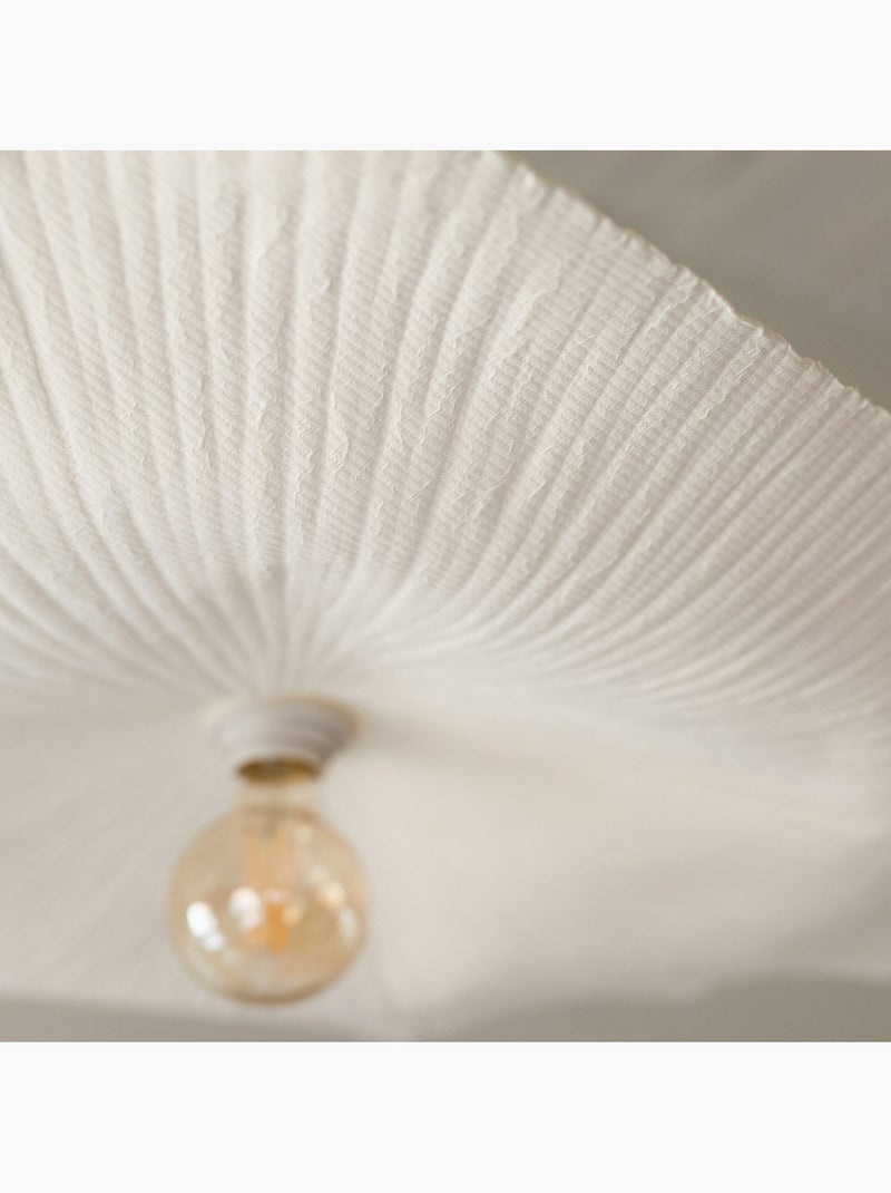 Paralume in cartapesta Bianco - Kiabi