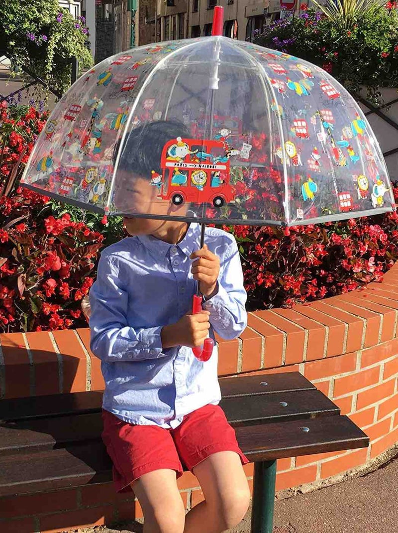 Parapioggia trasparente per bambini | smati | smati Rosso - Kiabi