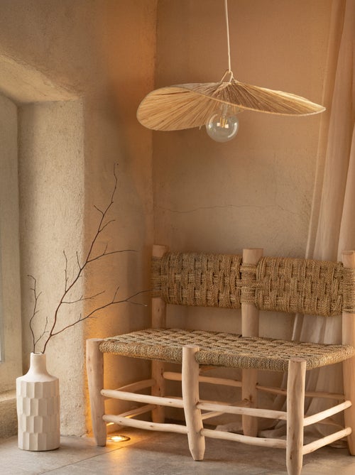 Parasole in rafia arricciata - Kiabi