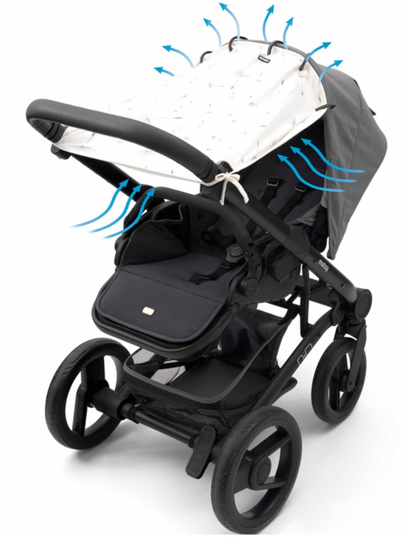 Parasole universale per passeggino e seggiolino auto | dooky | dooky Bianco - Kiabi