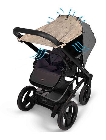 Parasole universale per passeggino e seggiolino per auto | dooky | dooky