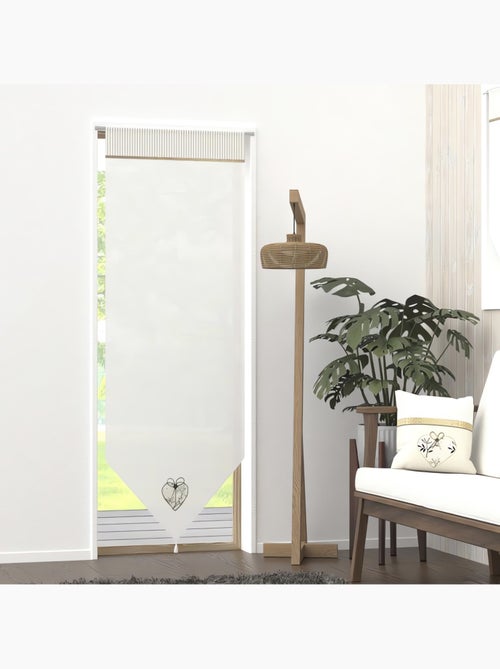 Paravento in cotone con passante per l'asta e punta decorativa - Kiabi Paravento in cotone con passante per l'asta e punta decorativa - Kiabi