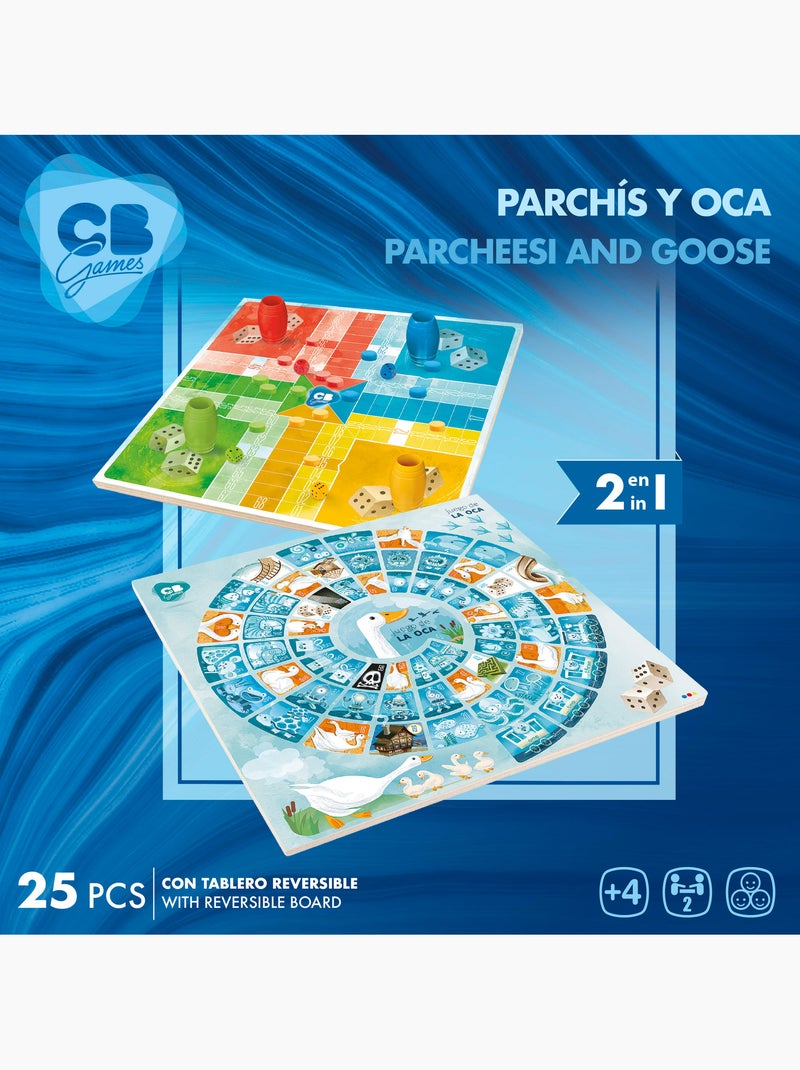 Parcheesi di legno e gioco dell'oca cb games N/D - Kiabi